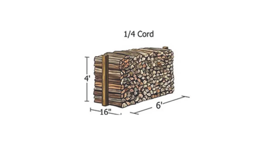Lodgepole Pine Firewood - 1/4 Cord